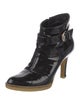 Gucci Horsebit Accent Patent Leather Boots