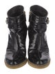 Gucci Horsebit Accent Patent Leather Boots