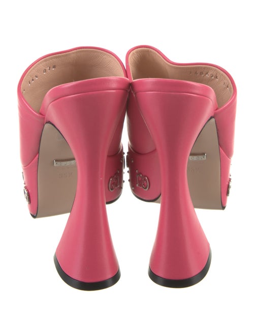 Gucci Leather Studded Accents Slides