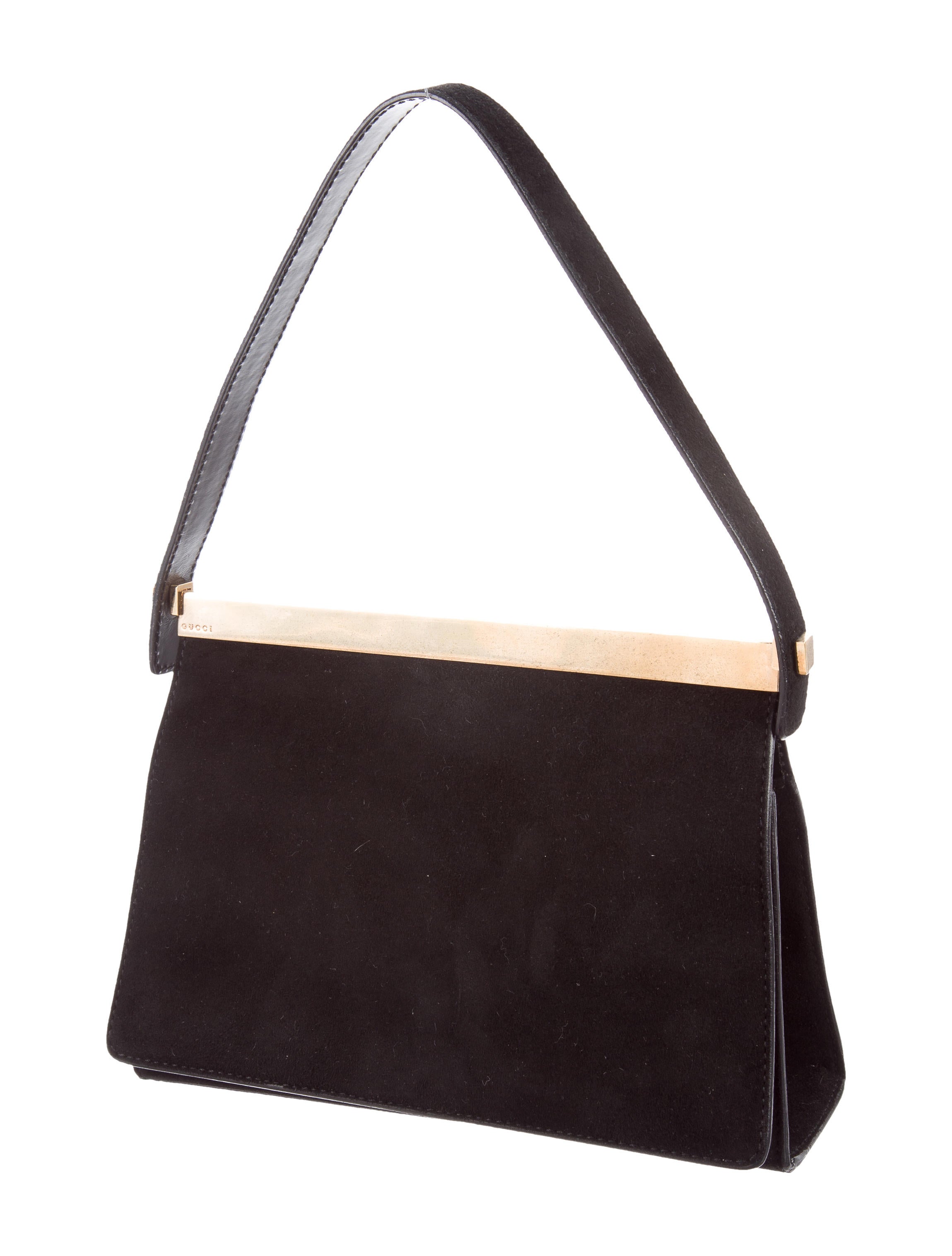 Gucci Vintage Suede Evening Bag Handbags GUC181219 The RealReal