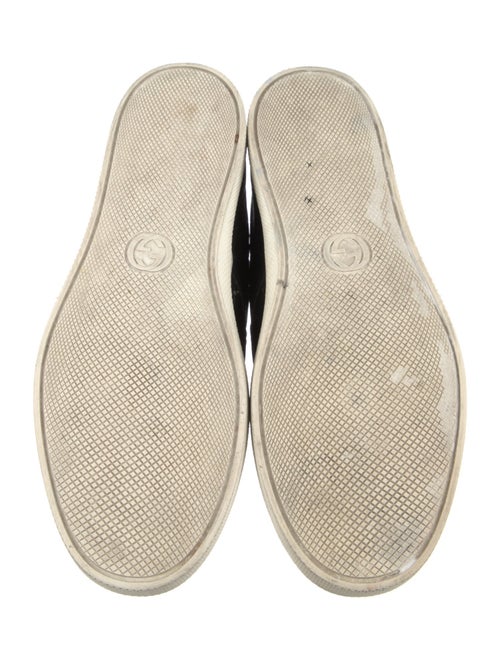 Gucci Web Accent Leather Sneakers