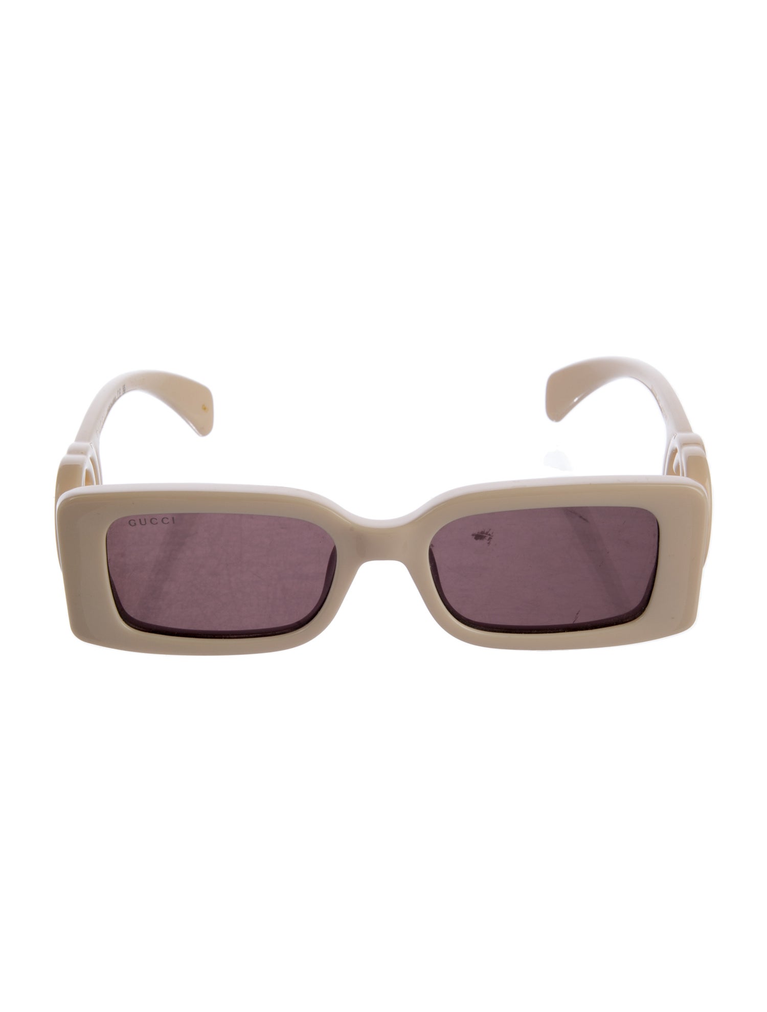 Gucci Running GG Logo Square Sunglasses