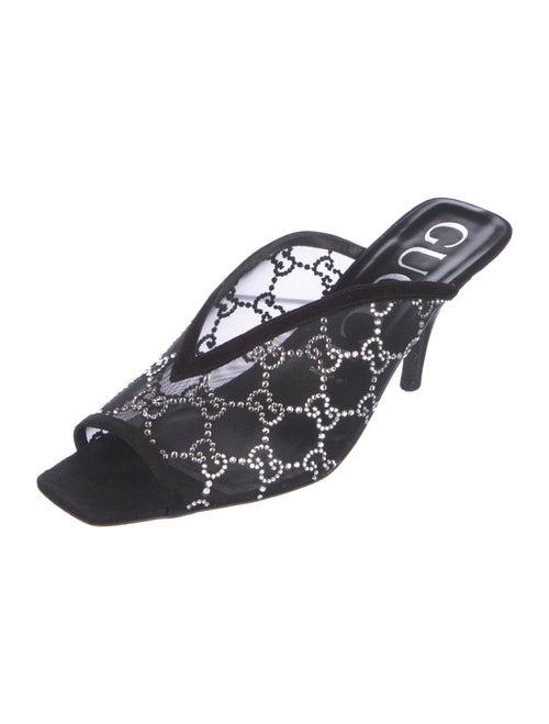 Gucci GG Logo Mesh Slides