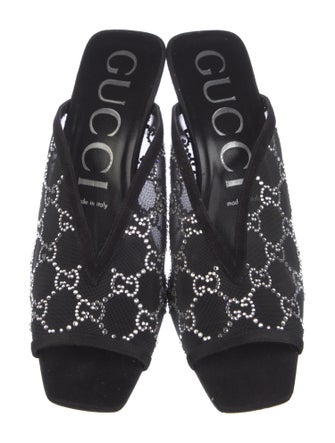 Gucci GG Logo Mesh Slides