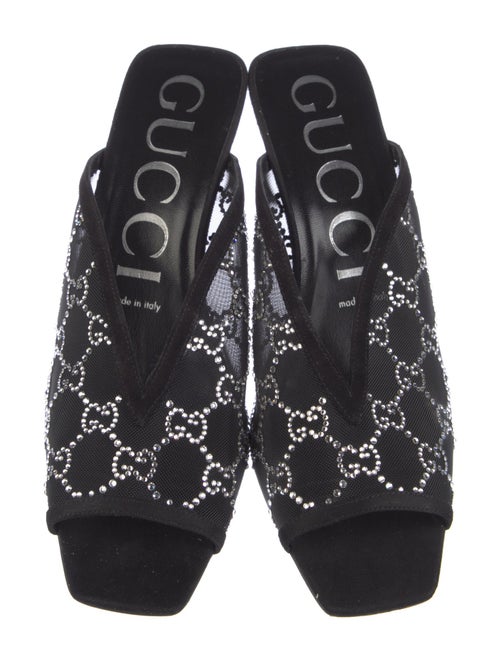 Gucci GG Logo Mesh Slides