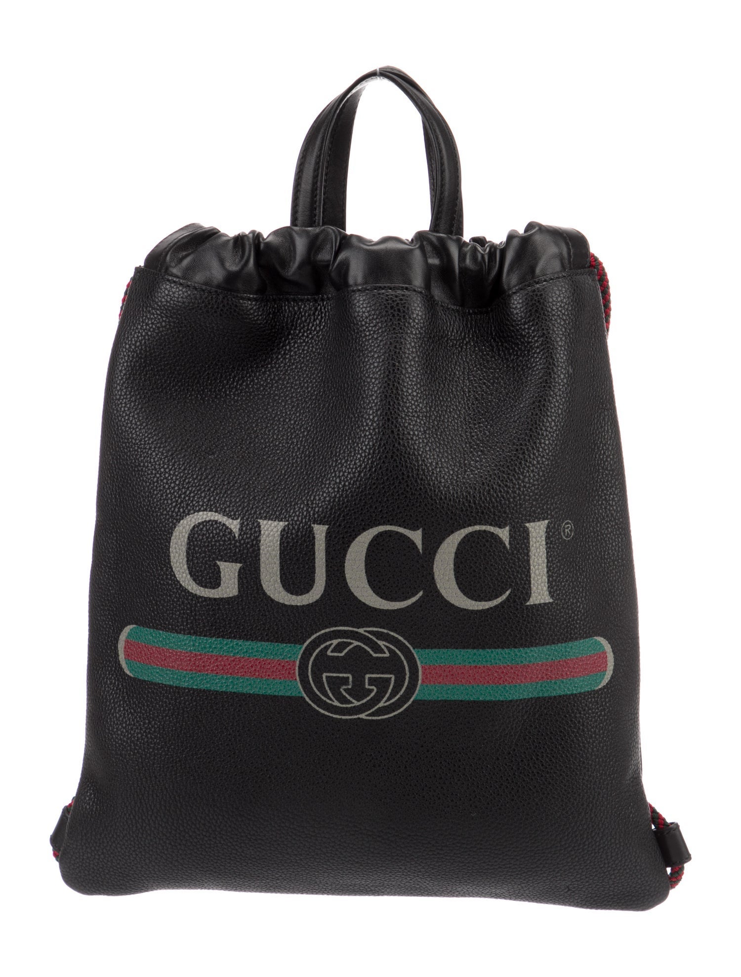 Gucci Web Logo Drawstring