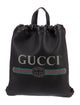 Gucci Web Logo Drawstring