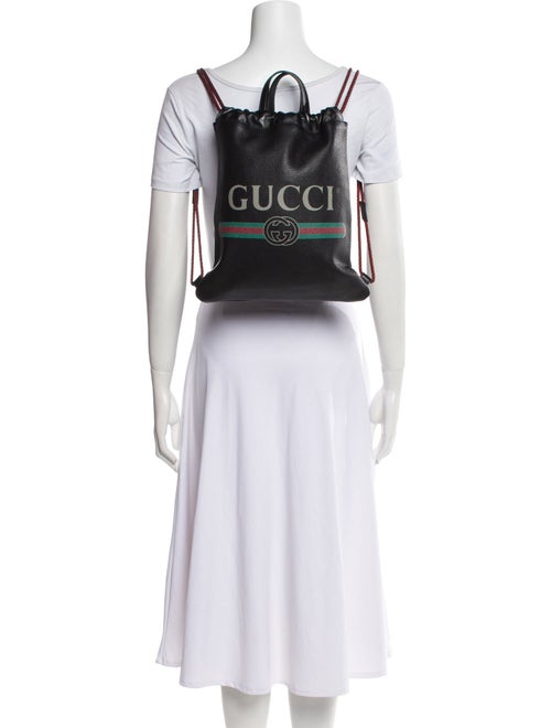 Gucci Web Logo Drawstring