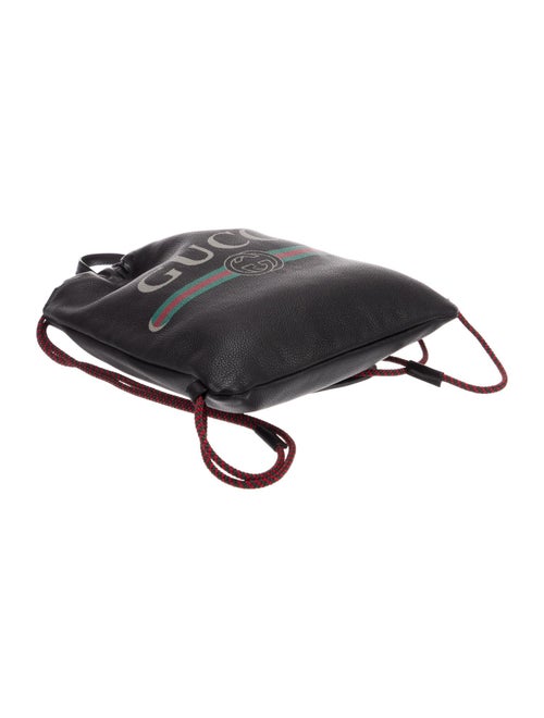 Gucci Web Logo Drawstring