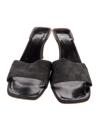 Gucci GG Canvas Canvas Slides