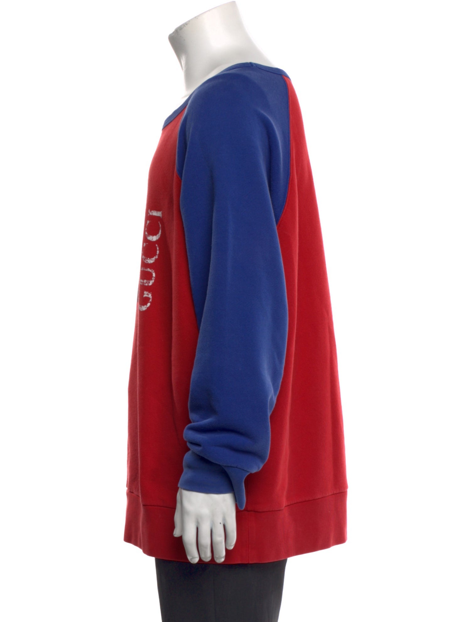 Gucci Web Accent Scoop Neck Sweatshirt
