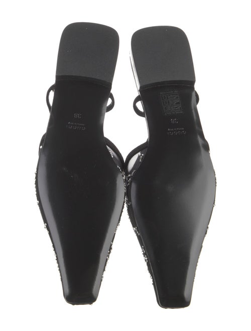 Gucci GG Logo Mesh Slingback Flats