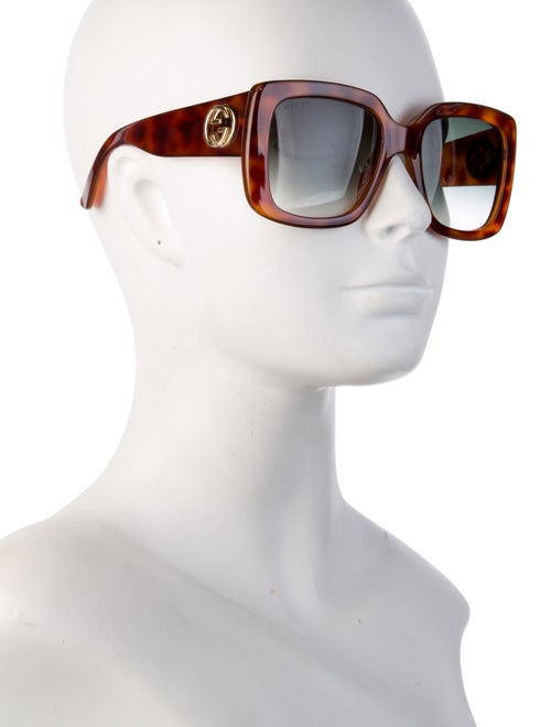 Gucci Square Gradient Sunglasses