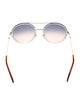 Gucci Round Gradient Sunglasses