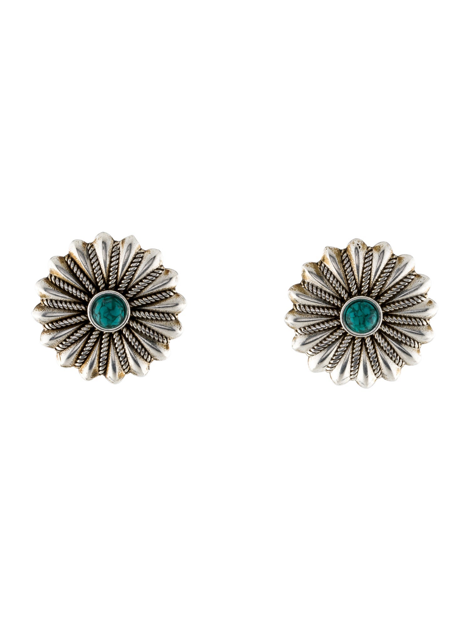Gucci Resin Interlocking G Flower Stud Earrings
