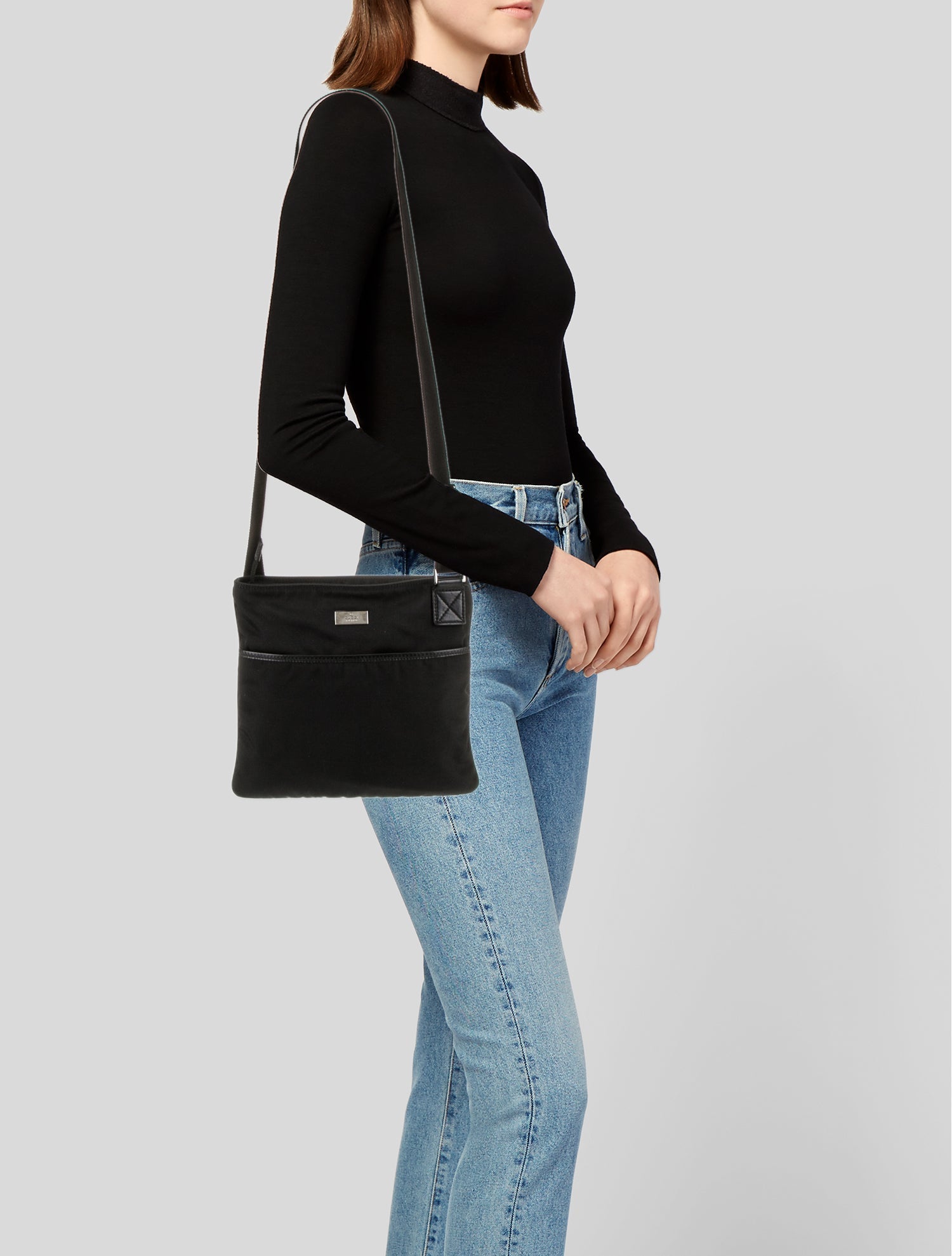 Gucci Nylon Messenger Bag Vintage