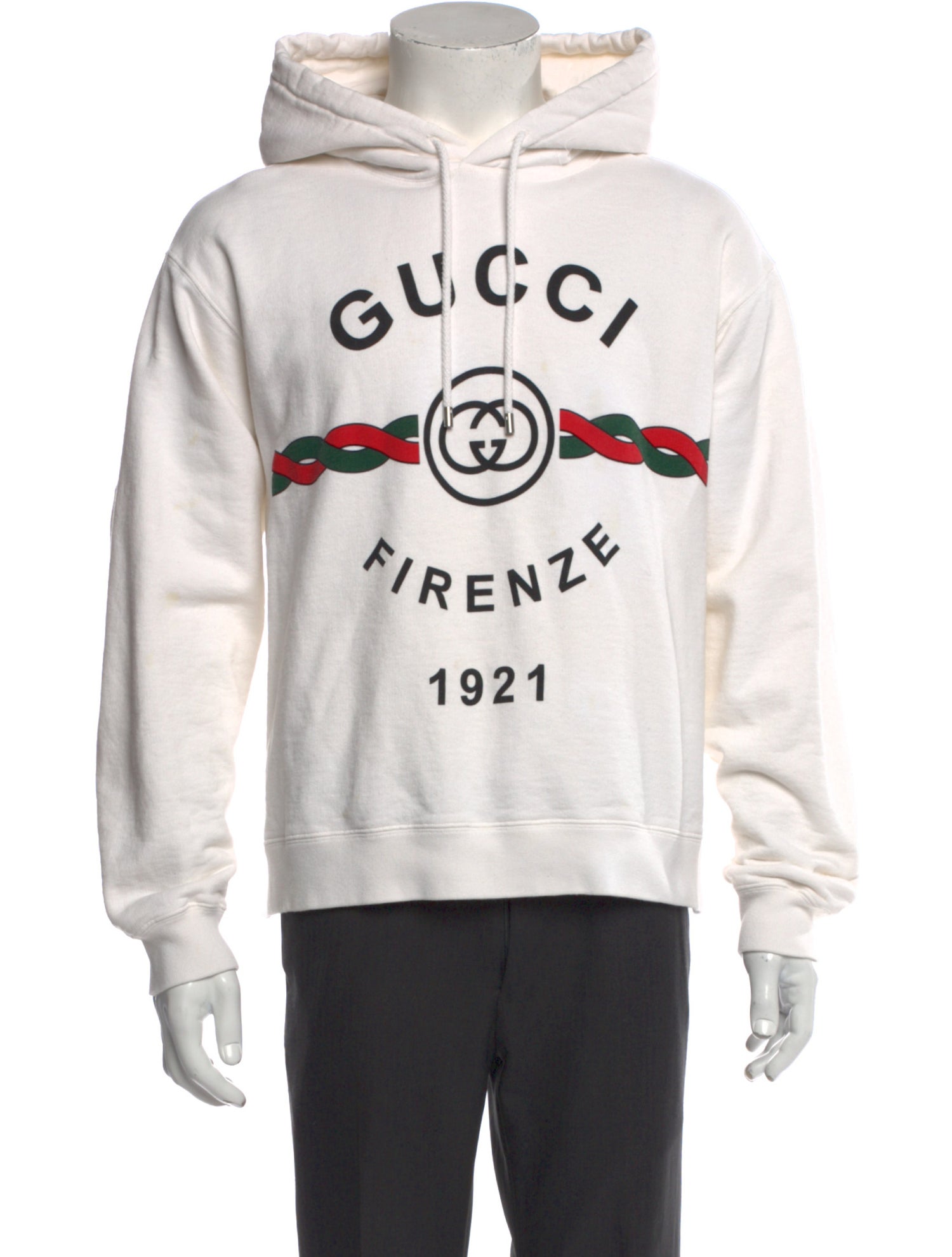 Gucci Interlocking G Logo Crew Neck Hoodie