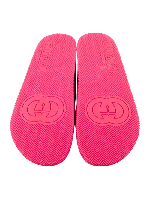 Gucci Web Accent Rubber Slides