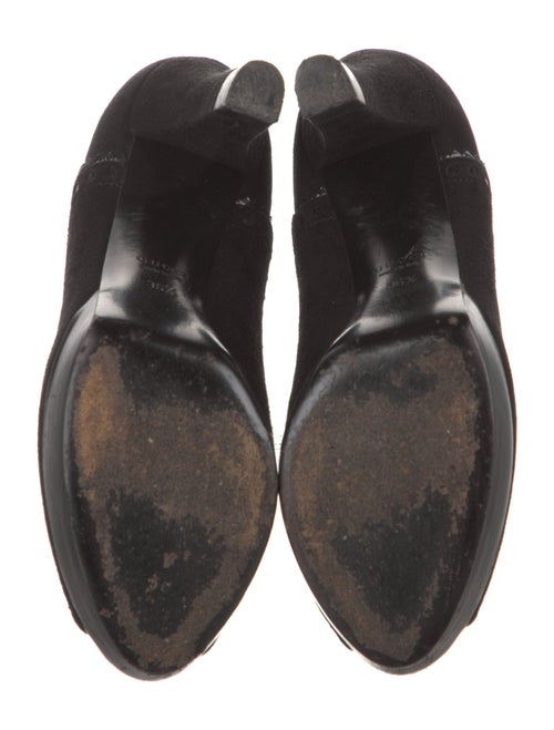 Gucci Interlocking G Logo Suede Pumps