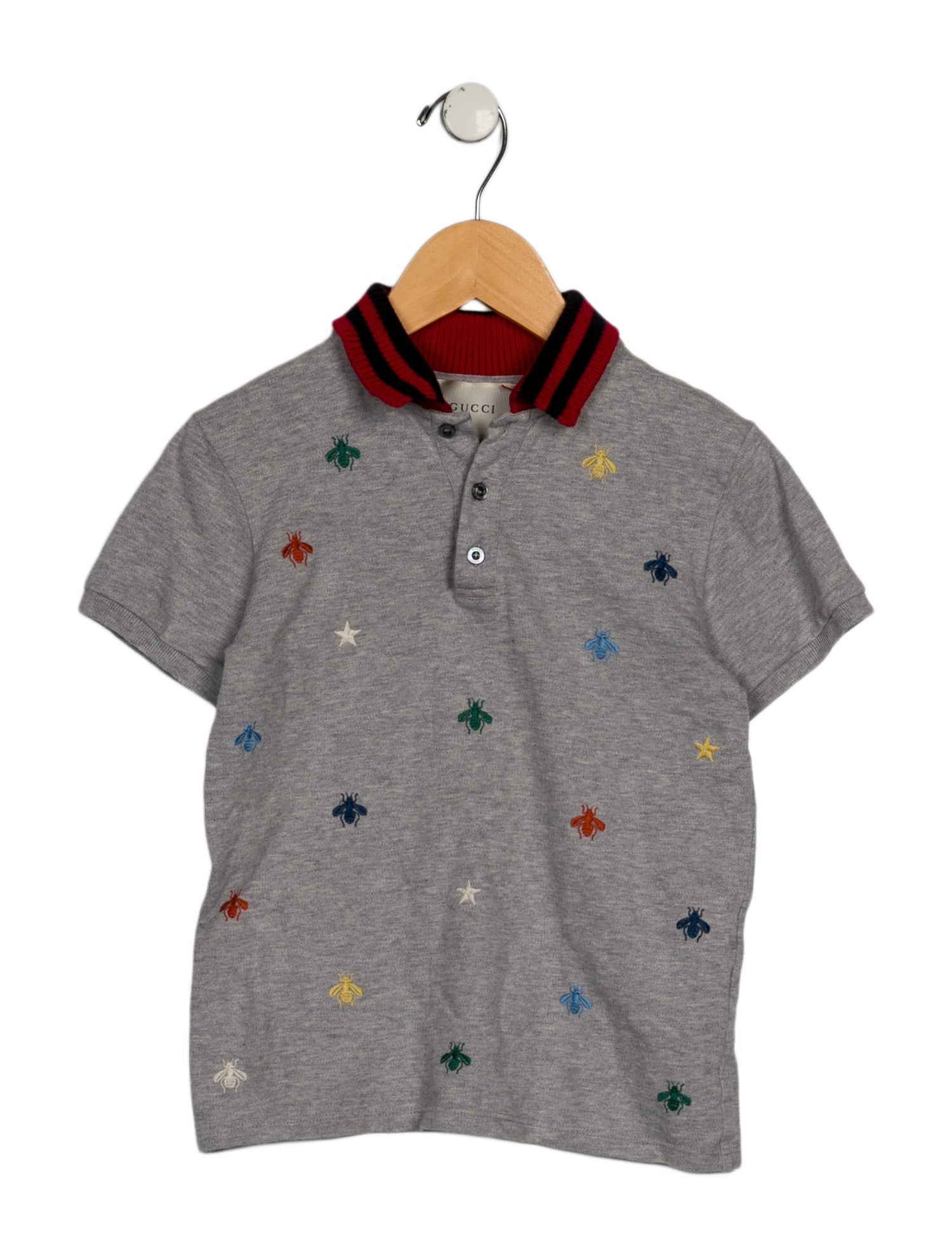 Gucci Kids Boys' Embroidered Polo Shirt