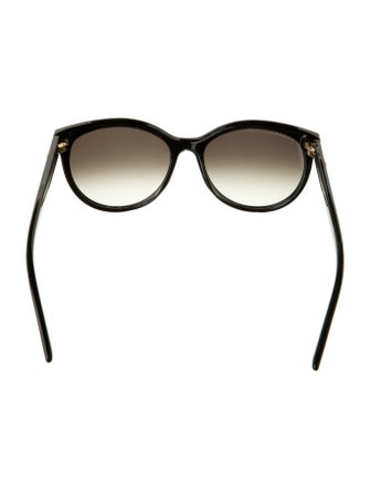 Gucci Running GG Logo Round Sunglasses