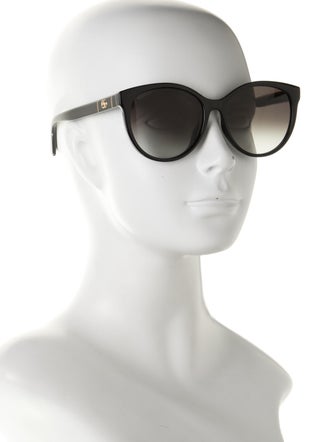 Gucci Running GG Logo Round Sunglasses