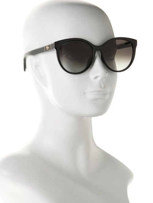 Gucci Running GG Logo Round Sunglasses