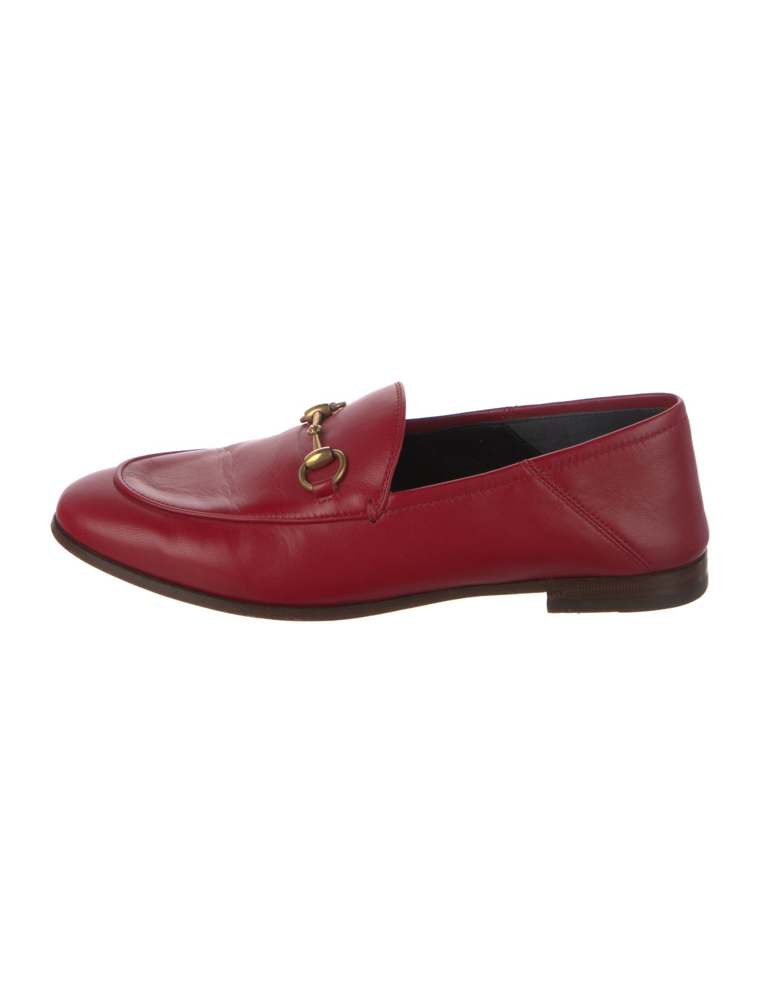 Gucci Horsebit Accent Leather Loafers