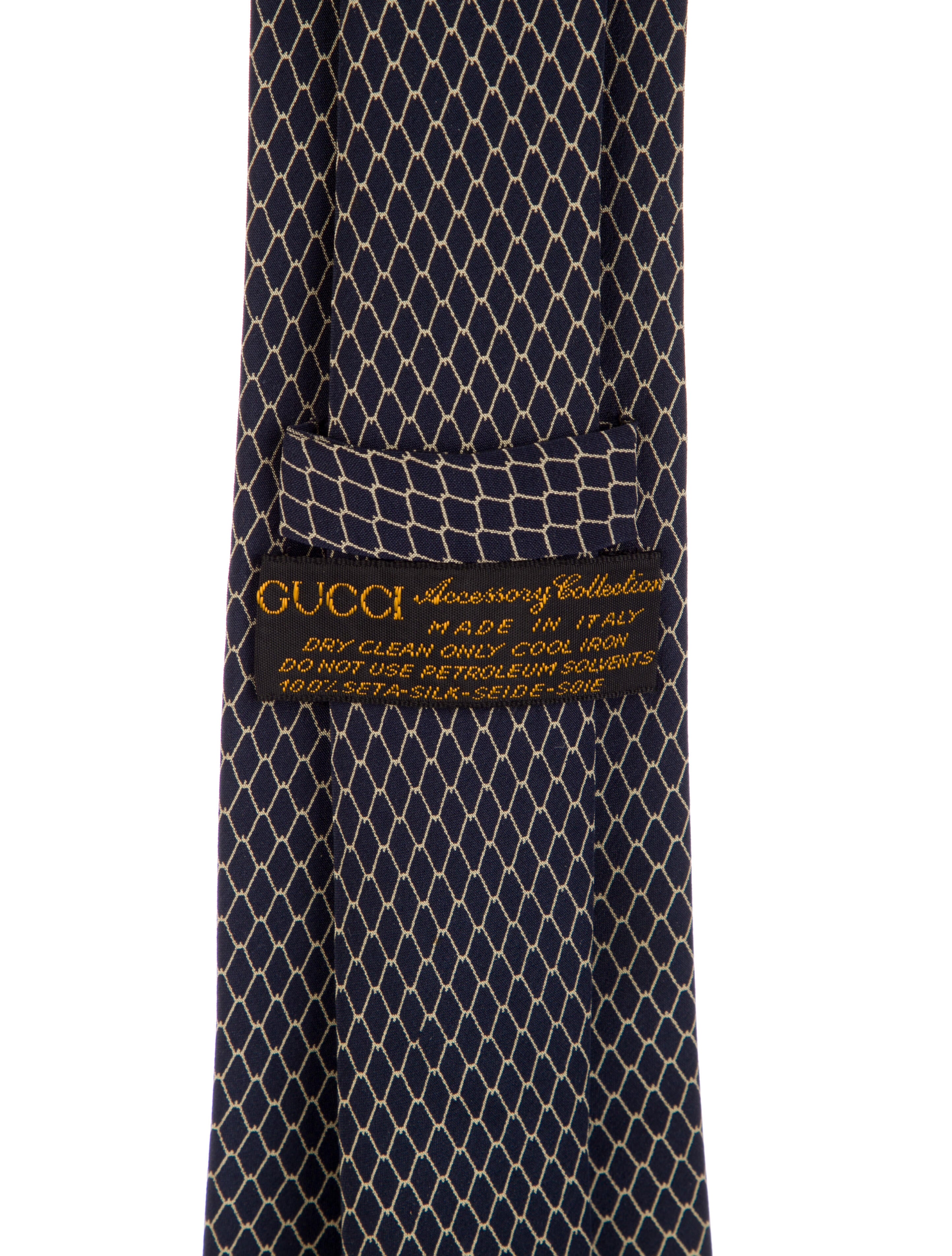 Gucci Blackpatterned tie