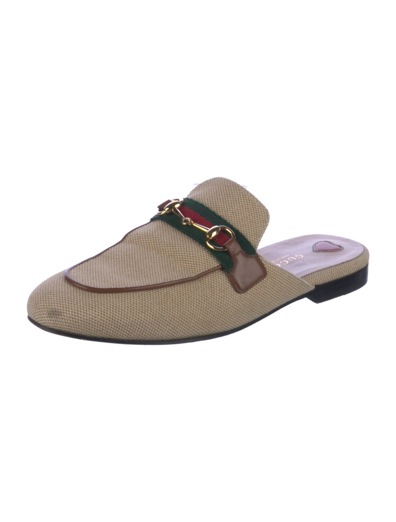 Gucci Leather Colorblock Pattern Mules