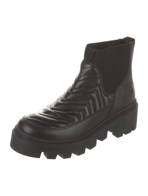 Gucci Leather Chelsea Boots