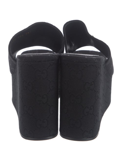 Gucci Canvas Slides