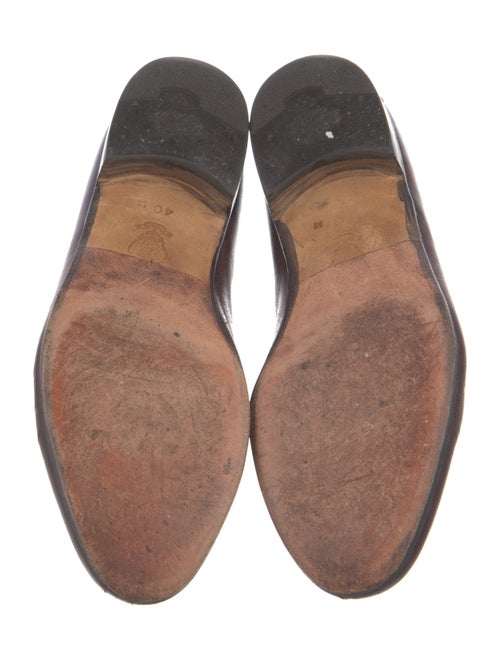 Gucci Interlocking G Logo Leather Loafers