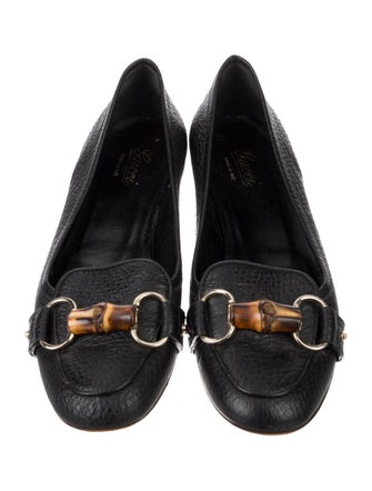 Gucci Horsebit Accent Leather Loafers