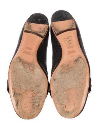 Gucci Horsebit Accent Leather Loafers