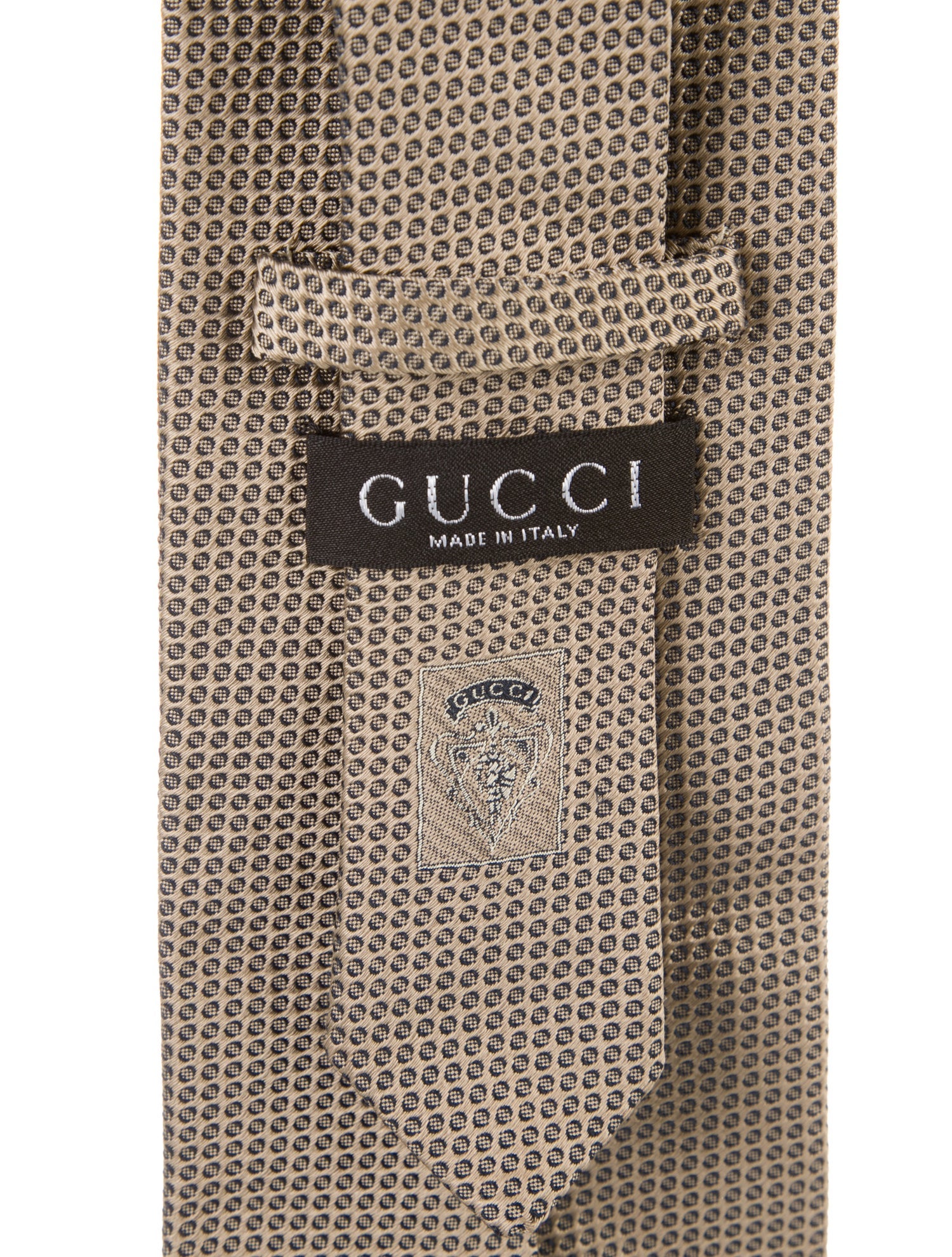Gucci patterned silk tie