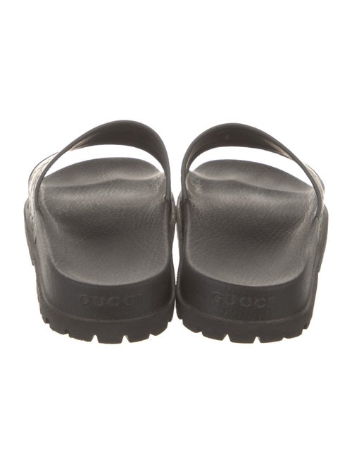 Gucci GG Signature Leather Slides