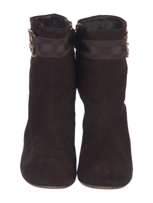 Gucci Interlocking G Logo Suede Boots