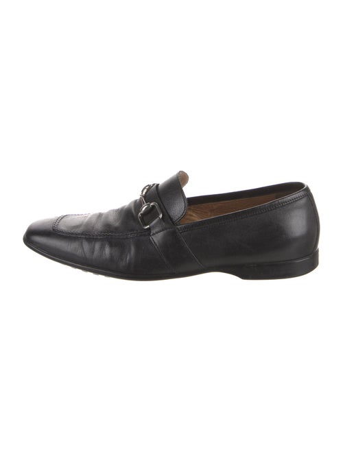 Gucci Horsebit Accent Leather Dress Loafers