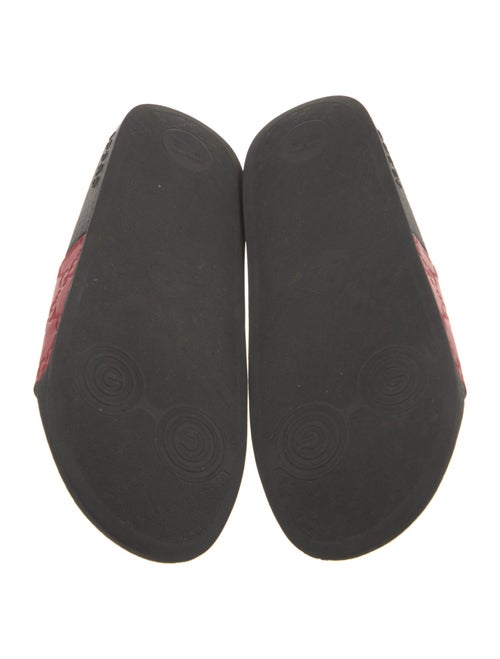Gucci GG Signature Leather Slides