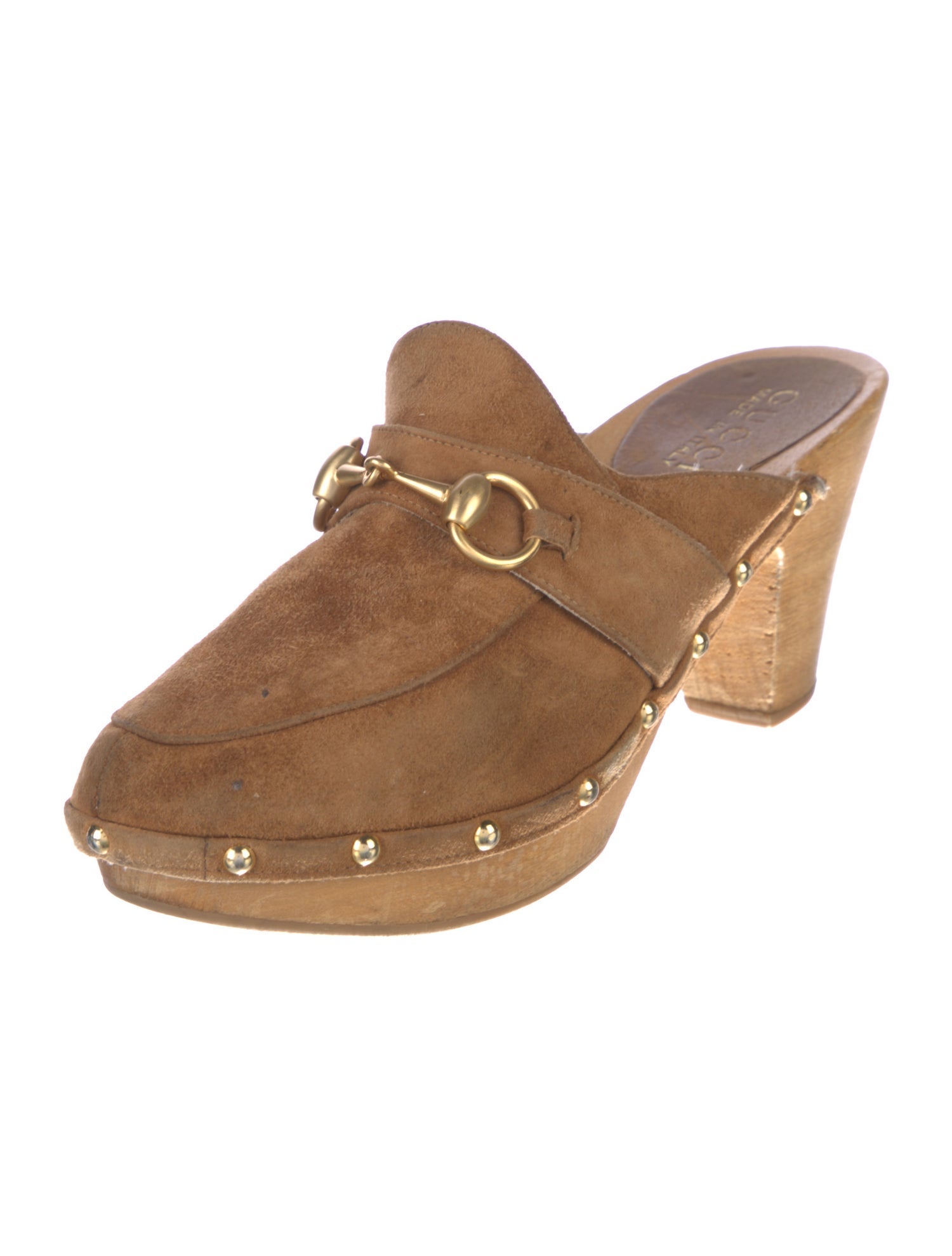 Gucci Vintage 1955 Horsebit Accent Mules