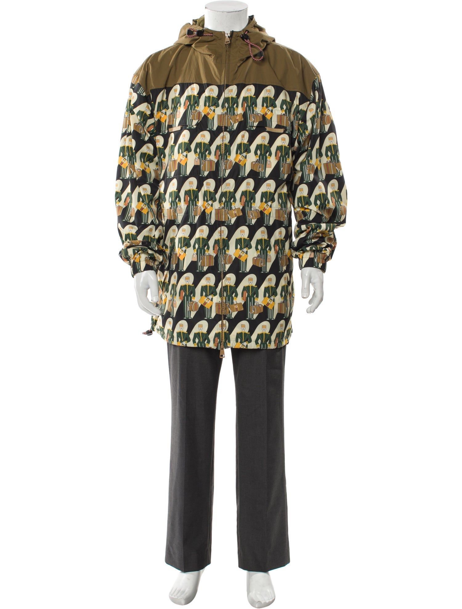 Gucci Web Accent Parka w/ Tags