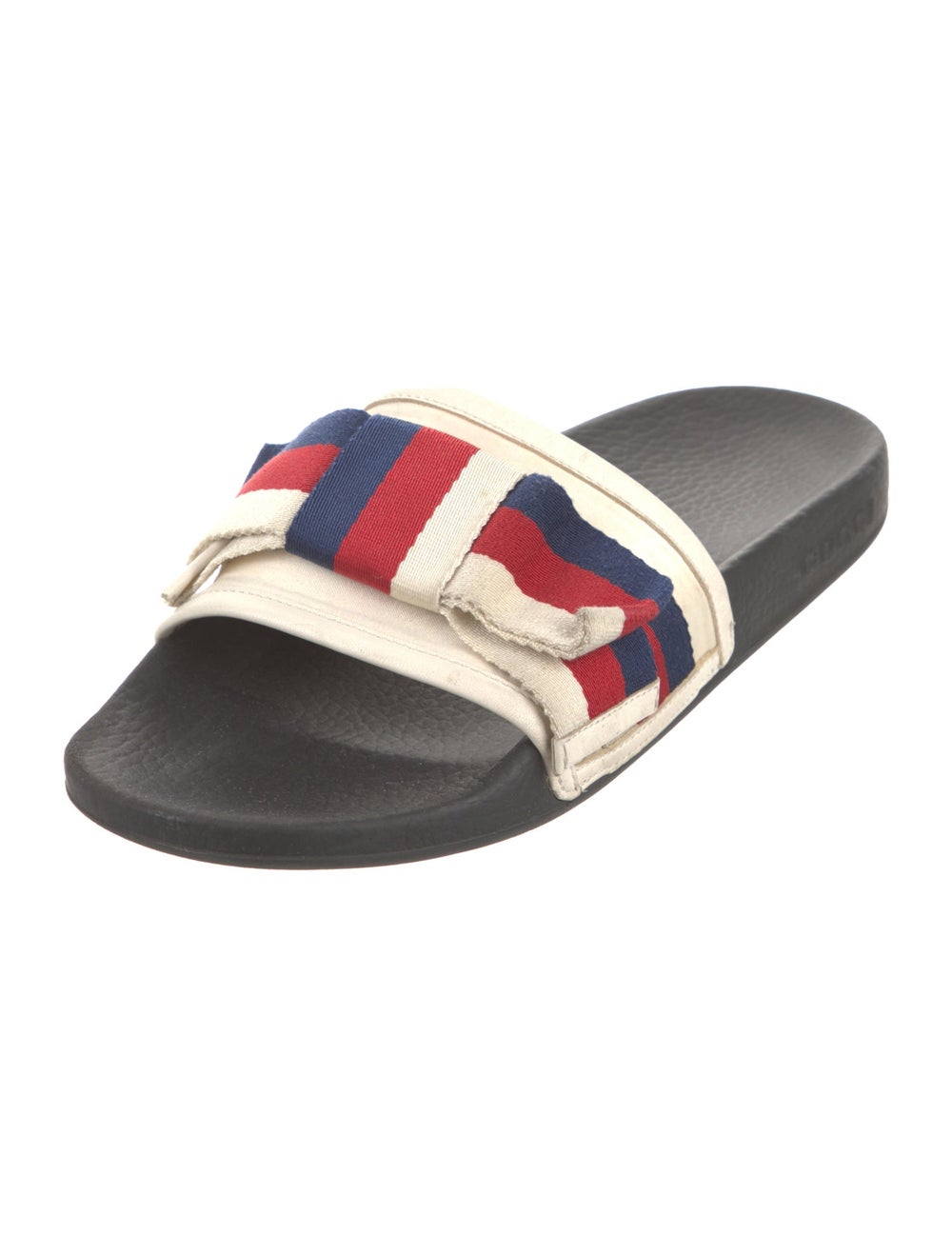 Gucci Canvas Slides Neutrals Colorblock Pattern G… - image 2