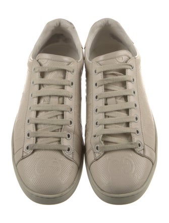 Gucci GG Embossed Leather Sneakers