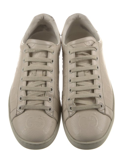 Gucci GG Embossed Leather Sneakers