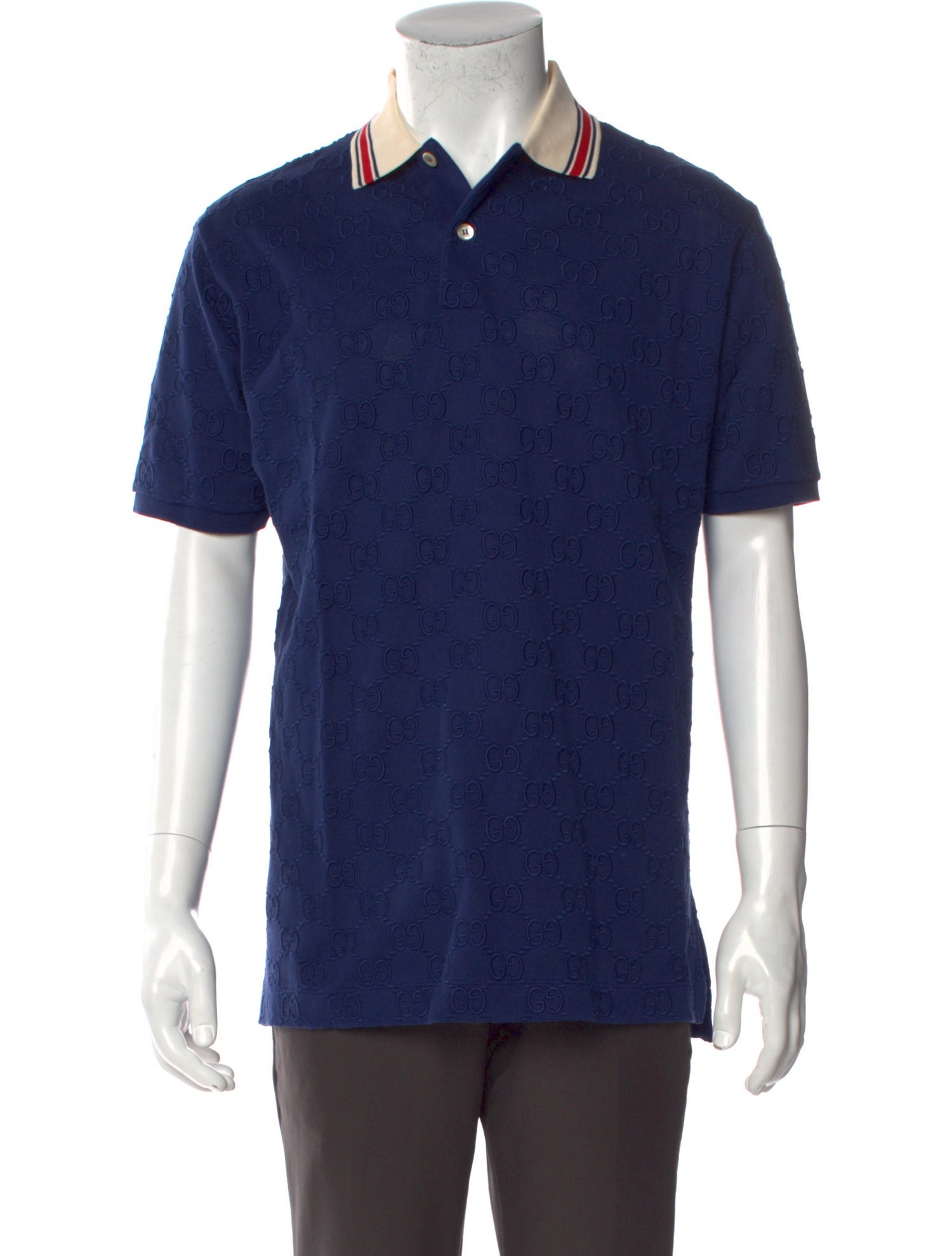Gucci 2021 GG Logo Polo Shirt w/ Tags
