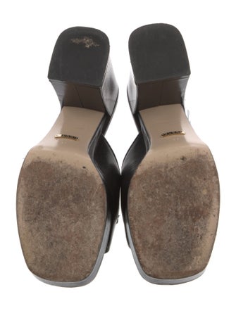 Gucci Leather Slides
