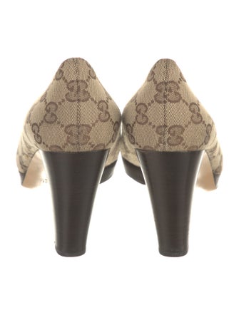 Gucci GG Canvas Canvas Pumps