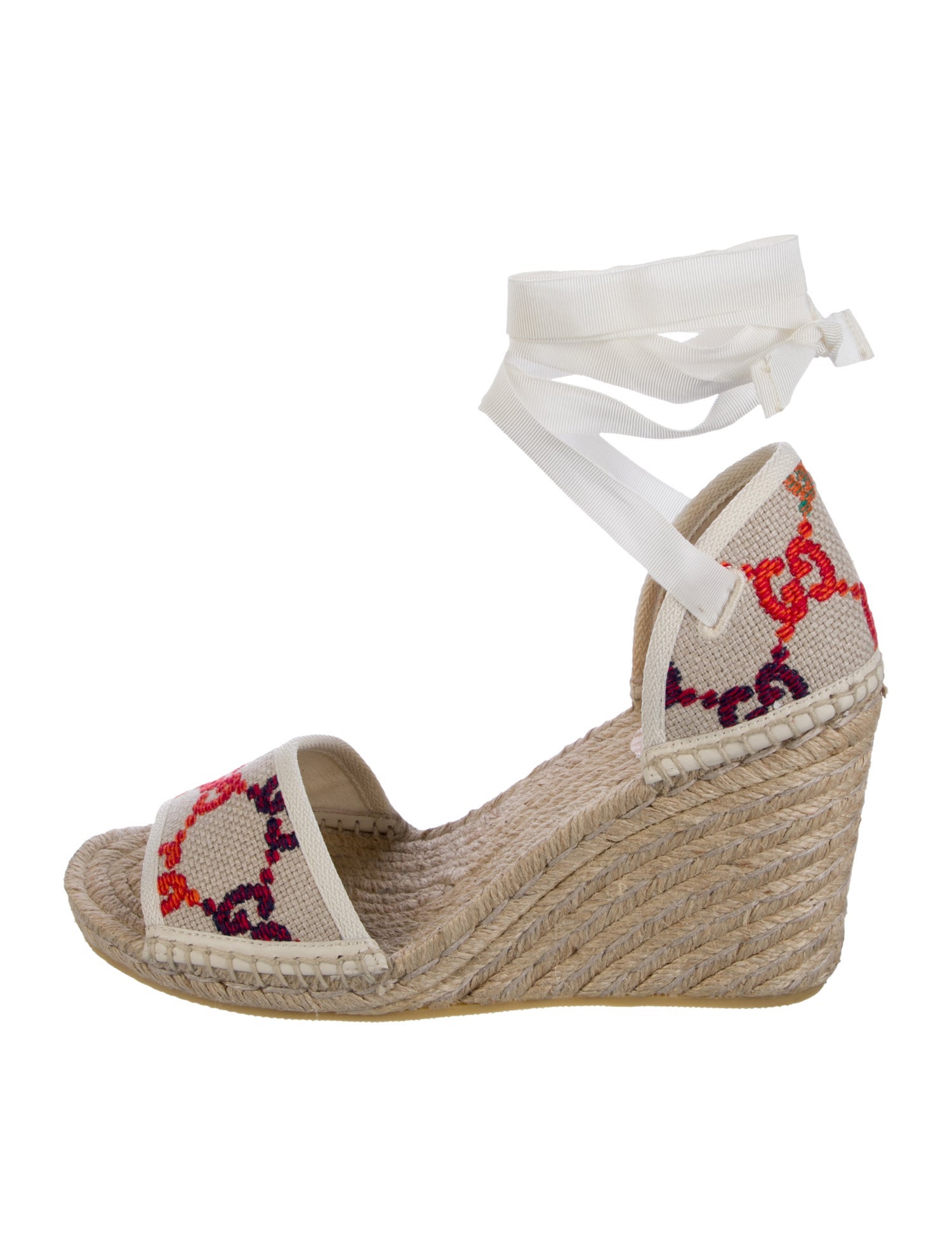Gucci Canvas Printed Espadrilles