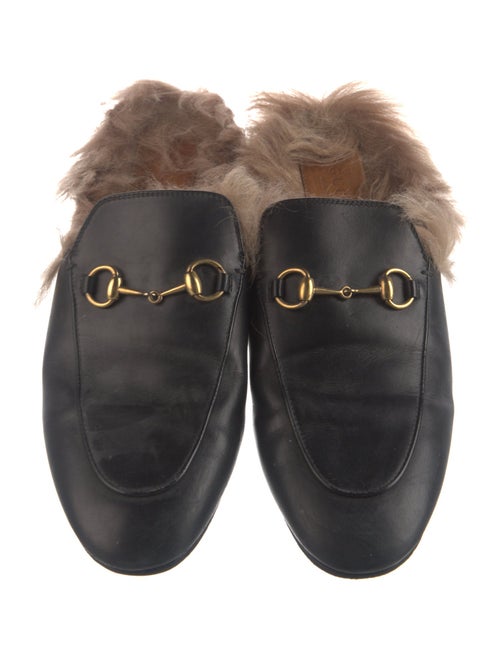 Gucci Horsebit Accent Leather Mules
